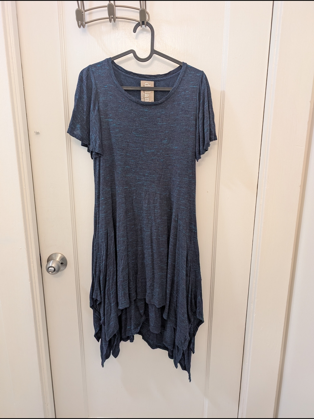 Anthropologie DOLAN Dress Size XS Melanie Handkerchief Boho Flowy Flutter Sleeve